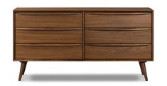 an image of a wooden dresser with drawers