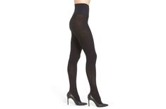 Commando Ultimate Opaque Matte Tights Sleek High Stretch Thigh High Tights, Elegant Compressive Black Legwear, Stretch Elastane Legwear For Fall, Fall Stretch Elastane Legwear, Fall Season Stretch Elastane Legwear, Elegant Thigh High Elastane Hosiery, Elegant Full-length Solid Hosiery, Elegant Full-length Tight Hosiery, Elegant Full Length Tight Hosiery