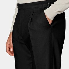 Clean-cut, slim fit, and boasting plenty of detail-these black mid-rise Vigo pants bring a touch of Italian-inspired elegance that instantly elevates any style. Black Slim Fit Ankle-length Dress Pants, Slim Fit Ankle-length Black Pants, Black Slim Fit Straight Dress Pants, Black Tailored Pants For Black-tie Events, Formal Black Pants With Belt Loops, Formal Black Pants With Pressed Crease, Black Straight Leg Bottoms With Pressed Crease, Black Straight Pants With Pressed Crease, Black High-waisted Pants With Pressed Crease