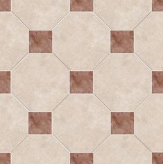 a tile floor with brown and white squares on it's sides, as well as an area for text