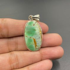 ITEM DESCRIPTION  GEMSTONE NAME :- Australian Variscite SHAPE :- Oval SILVER :- 92.5 Sterling Silver SIZE :- 36x19x6 MM Approx. WEIGHT :- 34 Carat Approx. Color May Be Change Different 20% ( VISIT MY SHOP FOR MORE PENDANT ) https://www.etsy.com/in-en/shop/TACGEMS?ref=seller-platform-mcnav&section_id=28321421 TACGEMS are manufactures & suppliers Stone Beads, Gem Stones and any form of cabochons. We specialize in making jewelry stones in any style / design with any form of customizations and personalization, we share a good understanding with the designers, to help them deliver what they desire. We achieved the heights of power and excellence within the style and manufacture of Gems Stones. Operational from Jaipur (India), as a manufacturer and suppliers of gem stones, the organization guara Untreated Oval Silver Gemstones, Oval Green Gemstones For Jewelry Making, Large Oval Green Gemstones, Oval Green Natural Gemstones, Green Oval Natural Gemstones, Jewelry Stones, Bridesmaid Gift Boxes, Travel Jewelry Box, Mixed Metal Jewelry