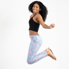 Black women are made of culture, confidence, and soul, and these leggings will do all the talking for you. Comfy enough to wear when running errands, yet stylish to rock while hanging out with the girls on chill days. They’re super stretchy to accentuate most body shapes and sizes. Material Details Super stretchy to fit most sizes Multi, 91% Cotton/9% Elastane Machine wash cold Lay flat to dry Do NOT tumble dry Control top support waistband SIZE CHART (in) XS/S M/L XL/2XL 3XL HIP 15 3/4 16 15/16 Trendy High Stretch Summer Leggings, Trendy High Stretch Leggings For Summer, Trendy High-stretch Leggings For Summer, Trendy Stretch Leggings For Workout, Casual 4-way Stretch Tights, Trendy Stretch Yoga Pants For Gym, Trendy Compression Yoga Pants For Gym, Trendy Stretch Leggings For Sports, Trendy Sports Leggings With Stretch