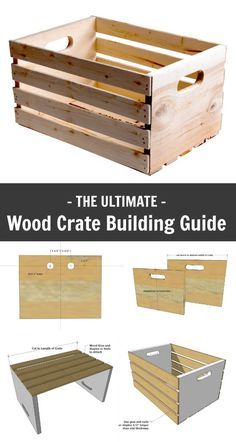 the ultimate wood crate building guide with instructions to build it and how to use it