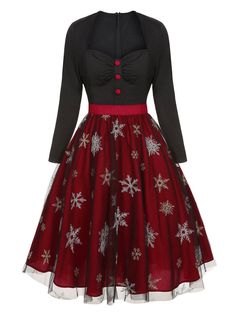 Classic Christmas Dress Women, Christmas Dress Lightinthebox, Vintage Christmas Dresses Women, Vera Ellen White Christmas Red Dress, Cotton Christmas Dress, Christmas Dress Women Red, Woman Christmas Dress, French Christmas Dress, Christmas Plus Size Dress