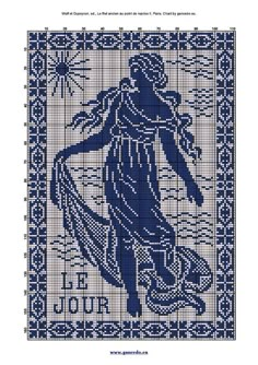 a cross stitch pattern with the image of jesus