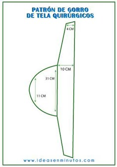 the pattern for an umbrella with measurements