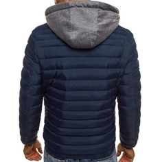 Stay warm and stylish with our Men's Hooded Jacket!! This casual puff jacket features a long-sleeved design perfect for colder days. Made with high-quality materials, it offers durability and comfort. The vibrant colors and hooded design provide both warmth and a trendy look. Whether you're out for a casual stroll or engaging in outdoor activities, this jacket is your go-to choice for both fashion and function. Embrace the cold with confidence. Casual Winter Windbreaker With Detachable Hood, Windproof Long Sleeve Puffer Jacket For Winter, Windproof Hooded Puffer Jacket For Cold Weather, Winter Hooded Jacket With Double-lined Hood For Outdoor Activities, Winter Hooded Jacket With Long Sleeves For Outdoor, Windproof Long Sleeve Puffer Jacket, Winter Long Sleeve Hooded Jacket For Outdoor, Streetwear Puffer Jacket With Drawstring Hood, Windproof Long Sleeve Puffer Jacket For Cold Weather