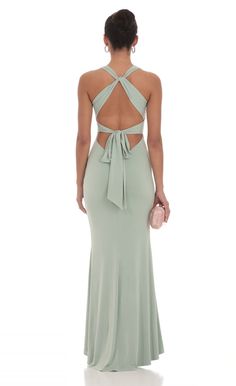 Front Twist V-Neck Maxi Dress in Sage | LUCY IN THE SKY V Neck Formal Dress Long, Lucy In The Sky Dress Prom, Formal Sage Green Dress, Long Winter Formal Dresses, Sage Green Wedding Guest Dress, Prom Dresses 2025, Sage Green Formal Dress, Ring Dance Dresses, Green Silky Dress