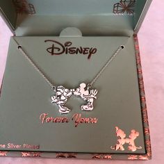 New Disney Necklace Cheap Silver Disney Jewelry, Themed Mickey Mouse Jewelry As Gift, Disney Jewelry Kohl's, Disney Gold Necklaces For Gifts, Disney Jewelry Necklaces, Disney Necklace Princess, Disney Minnie Mouse Jewelry, Disney Mickey Mouse Silver Jewelry, Silver Disney Mickey Mouse Jewelry