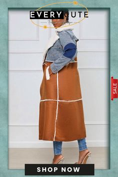 In Control Long Line Denim Coat Casual Brown Denim Outerwear, Brown Denim Outerwear With Pockets, Brown Denim Outerwear For Spring, Brown Denim Outerwear For Fall, Spring Brown Denim Outerwear, Fall Denim Outerwear In Brown, Fall Brown Denim Outerwear, Denim Coat, Shop Now