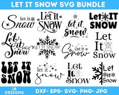 Let It Snow Svg, Snow Png, Let It Snow Sign, Snow Signs, Snow Pictures, Winter Svg, Letter Sign, Just Wait, Let It Snow