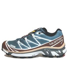 Shop SALOMON XT-6 Adv 'Blue Brown White' 472931 at KICKS CREW — your go-to for authentic, stylish sneakers. Whether for fashion, performance, or collection, find your perfect pair with us. Solomon Xt6, Salomon Xt6 Outfit, Blue And Brown Outfit, Plus Size Chic Outfits, Solomons Shoes, Outdoor Fits, Arcteryx Jacket, Climbing Outfits, Adidas Sl 72