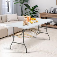 PRICES MAY VARY. Reliable and Robust Build: Crafted with a high-density polyethylene (HDPE) top, this white foldable table is built to last, providing a thick, sturdy surface that withstands daily use. The sleek, gray-coated frame adds a touch of elegance while ensuring the table remains stable and secure Effortless Portability and Storage: Measuring 71 x 30 x 29 inches, this spacious 6ft folding table is perfect for various activities. It conveniently folds into a compact 36 x 30-inch case, mak Plastic Folding Table, Folding Tables, Banquet Table, Indoor Event, Foldable Table, Banquet Tables, Easy Storage, Folding Table, Built To Last