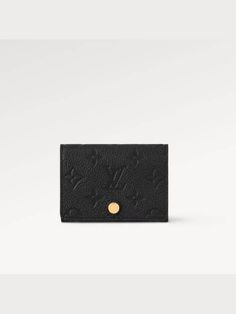 Gender: Women   Brand: LOUIS VUITTON   Product Name: Business Card Holder Monogram Embossed Leather Black   Bags Alora Code: 86354156   Color: black   Composition: Cowhide Leather   Origin: France   Features:  Flap Fold 1 Card Slot    Designer Style ID M58456 Black Business Card, Leather Card Wallet, Cross Bag, Business Card Holder, Black Business, Black Leather Bags, Timeless Handbag, Business Card Holders, Bags Designer Fashion