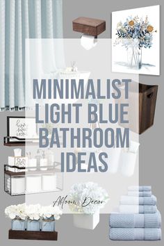 the minimalist light blue bathroom ideas are great for any room in your home or office