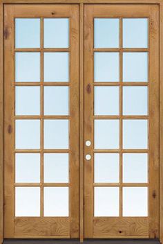 an image of a double door with glass panels on the front and side doors open