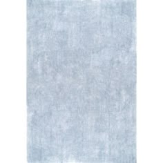 a light blue rug on a white background