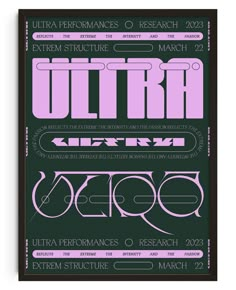 Ultra contemporary wall art print by Jules Bigot - sold by DROOL Fm Logo, Type Posters, Fonts Typography, Don't Settle, Sports Fashion, Extreme Sports, Typography Fonts