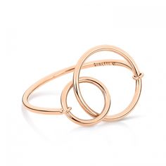 Modern Open Circle Jewelry With Ring Detail, Symbolic Rose Gold Round Jewelry, Modern Twist Link Jewelry For Gift, Modern Rose Gold Open Circle Jewelry, Modern Circular Rose Gold Jewelry, Modern 14k Gold Open Circle Jewelry, Modern Circular Jewelry With Ring Detail, Elegant Full Circle Jewelry With Ring Detail, Symbolic Stackable Round Jewelry