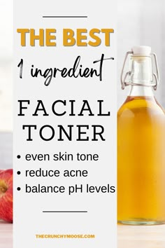 I have been using this all natural & very inexpensive facial toner for over a decade. This was the first DIY beauty product I made and I've been hooked ever since. This toner is super simple, inexpensive, and effective! Diy Facial Toner Spray, Diy Facial Toner Witch Hazel, Toner Diy Face Skin Care, Acv Toner Diy, Diy Face Toner Anti Aging, Homemade Facial Toner, Natural Toner For Face