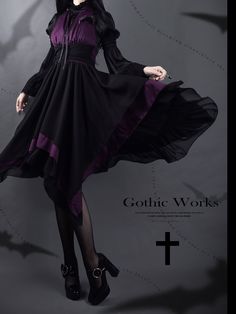 Like a mysterious and elegant queen. A dress and gothic blouse with a distinctive design that allows the skirt to hang down. The dress that boldly shows off her shoulders goes perfectly with the high neck lace blouse. Wear it with elegance that will make her feel special. 
 
 
 Item 
 
 One Piece 
 Blouse 
 
 
 
 Size 
 
 
 One Piece 
 
 S size 
 
 Length: 120cm 
 Bust: 86cm 
 Waist: 68cm 
 
 M size 
 
 Length: 120cm 
 Bust: 90cm 
 Waist: 72cm 
 
 L size 
 
 Length: 120cm 
 Bust: 94cm 
 Waist: 7 High Neck Lace Blouse, Gothic Blouse, Lace Blouse, Elegant Dress, Off The Shoulder, High Neck, One Piece, Queen, Purple