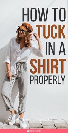 Shirt Tucked Into Jeans, How To Style Oversized Shirt, Shirt And Jeans Women, Long Shirt Outfits