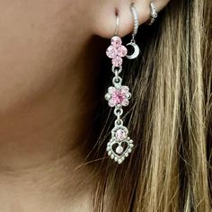 Vintage y2k pink authentic Australian dangle earrings 
Great condition 
Coquette Royal vibes
They have an antique look 

#vintage #y2k #coquette #MCBLING #streetwear Coquette Mcbling, Royal Vibes, Y2k Coquette, Y2k Pink, Accessories Jewelry Earrings, Look Vintage, Women Accessories Jewelry, Women's Jewelry, Vintage Y2k