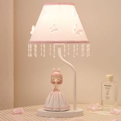 Cute cartoon children's room bedroom bedside table lamp high-end and high-looking decorative night lightProduct Details -Name: Bubble Princess Table Lamp -Material: iron+cloth+resin -Size: 24*18*43cm -Color: pink, light blue,blue -Light source: E27 -Voltage: 110~240V -Power: 5W -Packaging: 1/packRecommended to buy Cute Flower Table Lamp Walnut Page Turning Clock Princess Lamp, Princess Table, Decorative Night Lights, Bedside Table Lamp, Flower Table, Bedroom Bedside Table, Bedside Table Lamps, Table Flowers, Dining Storage