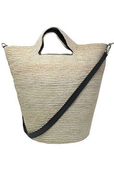 Tall Bag – Sensi Studio Natural Woven Leather Bucket Bag, Chic Woven Leather Top Handle Beach Bag, Eco-friendly Bucket Bag With Braided Top Handle, Eco-friendly Bucket Bag With Braided Handles, Chic Basket Shoulder Bag With Adjustable Strap, Eco-friendly Woven Top Handle Bag, Eco-friendly Woven Bucket Bag With Top Handle, Chic Woven Top Handle Beach Bag, Straw Shoulder Bag With Braided Handles In Bucket Shape