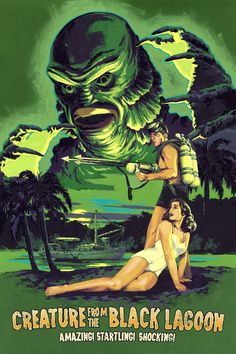 the creature from the black lagoon movie poster