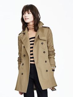 Classic Everyday Outerwear With Snap Buttons, Classic Double-breasted Outerwear With Snap Buttons, Classic Fall Pea Coat With Button Closure, Classic Button-up Pea Coat With Double Button Closure, Casual Outerwear With Snap Closure For Work, Classic Khaki Pea Coat With Double Button Closure, Casual Fall Pea Coat With Button Closure, Classic Spring Pea Coat With Pockets, Trendy Spring Button-up Pea Coat