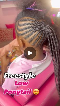 57K views · 828 reactions | Juju ☺️💕. No matter how many times I do the low P O N Y tail I love the results EVERY TIME 😍

•
•
•
•
•
•
@preciiouskids | preciiouskids Lil Girls Braided Hairstyles, Braided Hairstyles No Weave, Hairstyles No Weave, Girls Braided Hairstyles, Low Ponytail, The Low