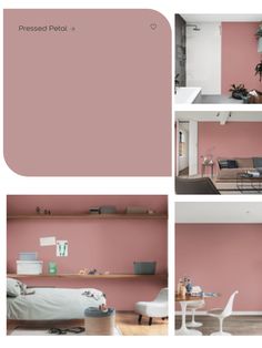 What Colours Go With Dulux Pressed Petal? 1 Dulux Pressed Petal Bedroom, Pressed Petal Dulux Paint Bedroom, Dulux Pressed Petal, Dulux Blush Pink, Bedroom Dusty Rose, Teen Pink Bedroom, Bedroom Inspo Teen, Small Pink Bedroom, Pink Wall Bedroom