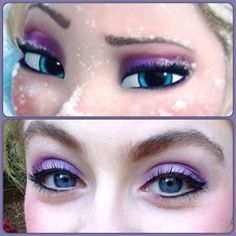 Sven Makeup Frozen, Elsa Kids Makeup, Elsa Halloween Makeup, Princess Makeup For Kids