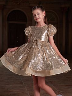 Product Code: ALD0113 Embellishment: Sequin Fabric: 95% Polyester ,5%Polyester Back Style: Zipper Up Fully Lined: Yes Available Color: Champagne Stretch: Moderate Sequin Kids Dress, Party Dress Inspiration, Wedding Dresses For Kids, Wedding Dress Sequin, Allah Names, Sequin Wedding, Sequin Party, Sequin Party Dress, Color Champagne