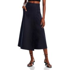 Manufacturer: Proenza Schouler Style Type: Wrap Skirt Collection: Proenza Schouler Sleeve Length: Material: 98% Cotton/2% Spandex Fabric Type: Cotton Specialty: Asymmetric Sku: BH5883784 Size: 6.  Color: Black.  Gender: female.  Age Group: adult. Skirt Collection, Proenza Schouler, Wrap Skirt, Spandex Fabric, Gender Female, Age Group, Womens Skirt, Sleeve Length, Size 6