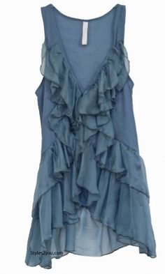 Virgie Victorian Button Down Ruffle Vest In Blue Pretty Angel Clothing, Ruffle Vest, Denim Aesthetic, Angel Clothing, Shirt Extender, Victorian Blouse, Embellished Clothing, Lace Vest, Pretty Angel