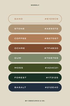 the color chart for different colors and font on this poster is an example of how to use