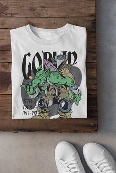 a t - shirt with an image of a cartoon character on it