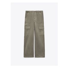 SATIN EFFECT CARGO PANTS Urban Bottoms With Pockets For Workwear, Utility Pants With Welt Pockets For Streetwear, Classic Pants With Patch Pockets For Streetwear, Zara Classic Pants With Pockets, Urban Workwear Bottoms With Side Pockets, Urban Workwear Bottoms With Patch Pockets, Utility Style Bottoms With Welt Pockets, Zara Solid Bottoms With Pockets, Utility Bottoms With Welt Pockets In Solid Color