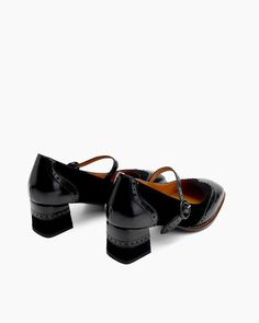 Featuring a chic Mary Jane design, mid-height platform heel, and classic Oxford detailing, these shoes are perfect for women who value style and comfort. Whether you're dressing for work, formal occasions, or a stylish casual look, these platform Oxfords are a versatile addition to any outfit Product Details h2 { text-align: center; margin-bottom: 20px; } .tab-container { display: flex; border-bottom: 2px solid #ddd; margin-bottom: 20px; } .tab { flex: 1; text-align: center; padding: 10px; curso Fall Mary Jane Patent Leather Heels, Black Mary Jane Heels With Pointed Toe, Black Pointed Toe Mary Jane Heels, Black Patent Leather Block Heels With Low Heel, Black Patent Leather Low Block Heels, Black Patent Leather Block Heels For Work, Fall Party Closed Toe Mary Janes, Fall Party Mary Janes With Closed Toe, Black Block Heels With Padded Almond Toe