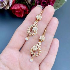 These gorgeous light weight pearl earrings for young women are made in 22ct hallmarked gold. These earrings will perfectly complement any outfit, making them the perfect statement piece for any occasion. It weighs 4.7 GMs