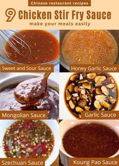 chicken stir fry sauce recipe with instructions to make it