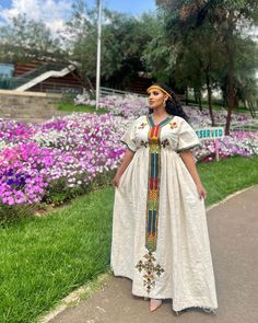 Gorgeous Habesha Dress Handwoven Habesha Kemis Modern Traditional Dress Eritrean Dress ሀበሻ ቀሚስ ሀበሻ ልብስ Bohemian Embroidered Floor-length Dress For Traditional Ceremonies, Bohemian Embroidered Floor-length Dress For Ceremonies, Cotton Handloom Dresses For Festivals, Intricate Embroidered Tunic Dress For Festivals, Cotton Dress With Resham Embroidery For Eid, Folk Dresses With Resham Embroidery For Traditional Ceremonies, Folk Style Dresses With Resham Embroidery For Ceremonies, Bohemian Embroidered Maxi Dress For Traditional Ceremonies, Traditional Tunic Dress With Multicolor Embroidery