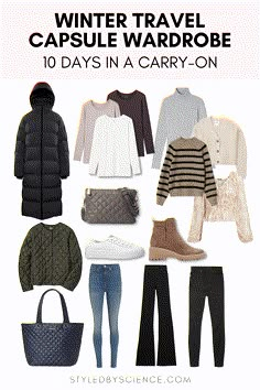 Winter Travel Capsule Wardrobe, Winter Travel Wardrobe, Winter Packing, Europe Winter, Travel Capsule, Travel Capsule Wardrobe, Winter Capsule Wardrobe