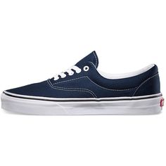 Vans Era Low-top Navy VN000EWZNVY The Era, Vans classic low top lace-up skate shoe, has a durable double-stitched canvas upper with padded tongue and lining and Vans signature Waffle Outsole. Vans Low-top Skate Shoes With Rubber Toe Cap, Elastic Lace-up Skate Shoes For Skateboarding, Classic Lace-up Skateboarding Sneakers, Classic Lace-up Sneakers For Skateboarding, Classic Sneakers For Skateboarding, Classic Sneakers For Skateboarding With White Sole, Classic Skate Shoes For Streetwear, Classic Skateboarding Sneakers With White Sole, Sporty Cotton Skate Shoes For Skateboarding