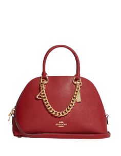 Coach Katy Satchel Satchel Outfit, Handbags Coach, Coach Rogue, Coach Satchel, Leather Satchel Handbags, Coach Handbag, Apple Red, Coach Outlet, Satchel Handbags