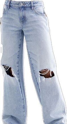 Casual High Rise Jeans For Day Out, Trendy Medium Wash Jeans For Day Out, Spring Non-stretch Cutoff Jeans, Casual Cutoff Jeans In Denim Blue, Non-stretch Cutoff Jeans For Spring, Trendy Relaxed Fit Jeans For Day Out, Casual Cutoff Jeans For Fall, Relaxed Fit Light Wash Jeans For Day Out, Light Wash Relaxed Fit Jeans For Day Out