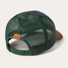 This rugged trucker cap features a Stetson heritage script logo on its rugged brushed cotton canvas front. It has a traditional mesh back for breathability and ventilation, a gently curved bill and a classic snapback closure to ensure a secure, adjustable fit. Truckers throughout the 20th-century wore caps branded with their company’s logo — by the ‘70s, they had evolved into the hat we know and appreciate today. Practical, proud, and pure Americana, the trucker hat is a true classic. 3 7/8" Cro Six-panel Trucker Hat For Baseball Season, Outdoor Trucker Hat For Baseball Season, Outdoor Snapback Trucker Hat Made In Usa, Adjustable Trucker Hat Made In Usa For Outdoor, Made In Usa Snapback Baseball Cap For Outdoor, Adjustable Outdoor Trucker Hat Made In Usa, Usa-made Trucker Hat With Curved Bill, Six-panel Trucker Hat For Outdoor Activities, Adjustable Trucker Hat With Curved Bill Made In Usa