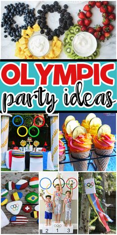 olympic party ideas for kids and adults